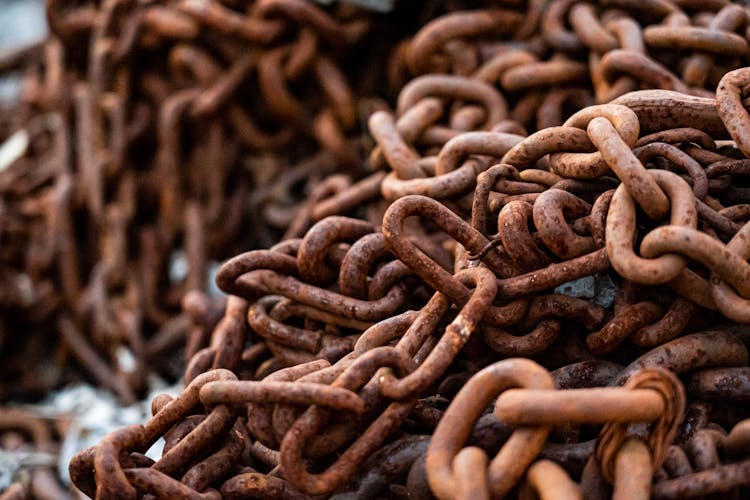 Corroded Chain Links