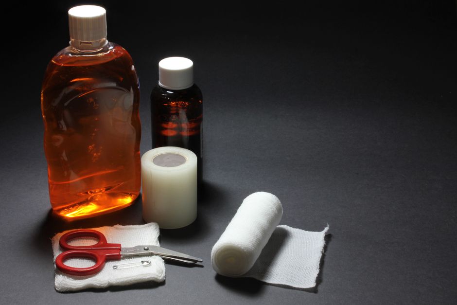 First aid dressings and bandages
