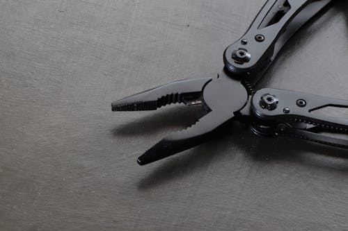 Close Up of Black Pliers