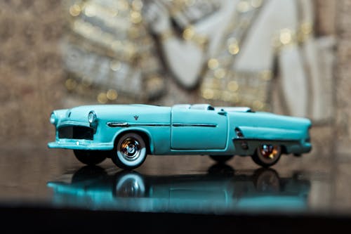 Close up of Cabriolet Car Model