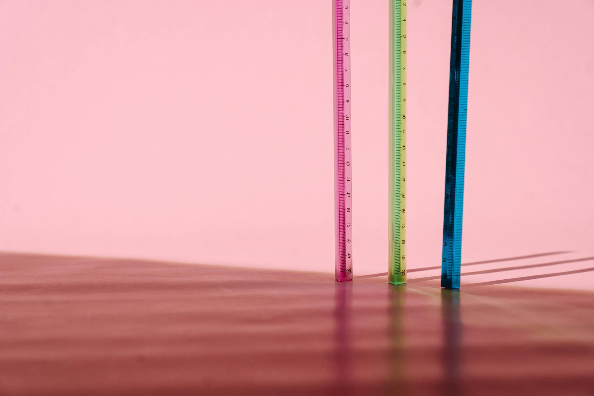 Colorful Rulers use for Measurement