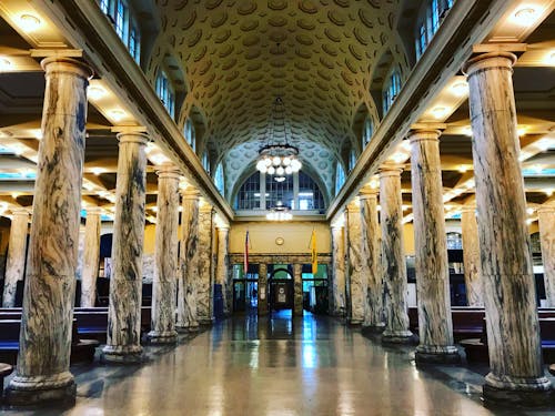 Free stock photo of artdeco, ny, station