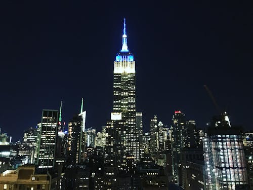 Free stock photo of empirestatebuilding, light, midtown