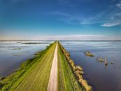 Strip of Land through Lake