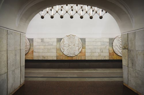 Decoration on Wall in Metro Station