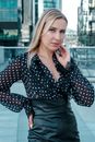 Female entrepreneur in elegant suit