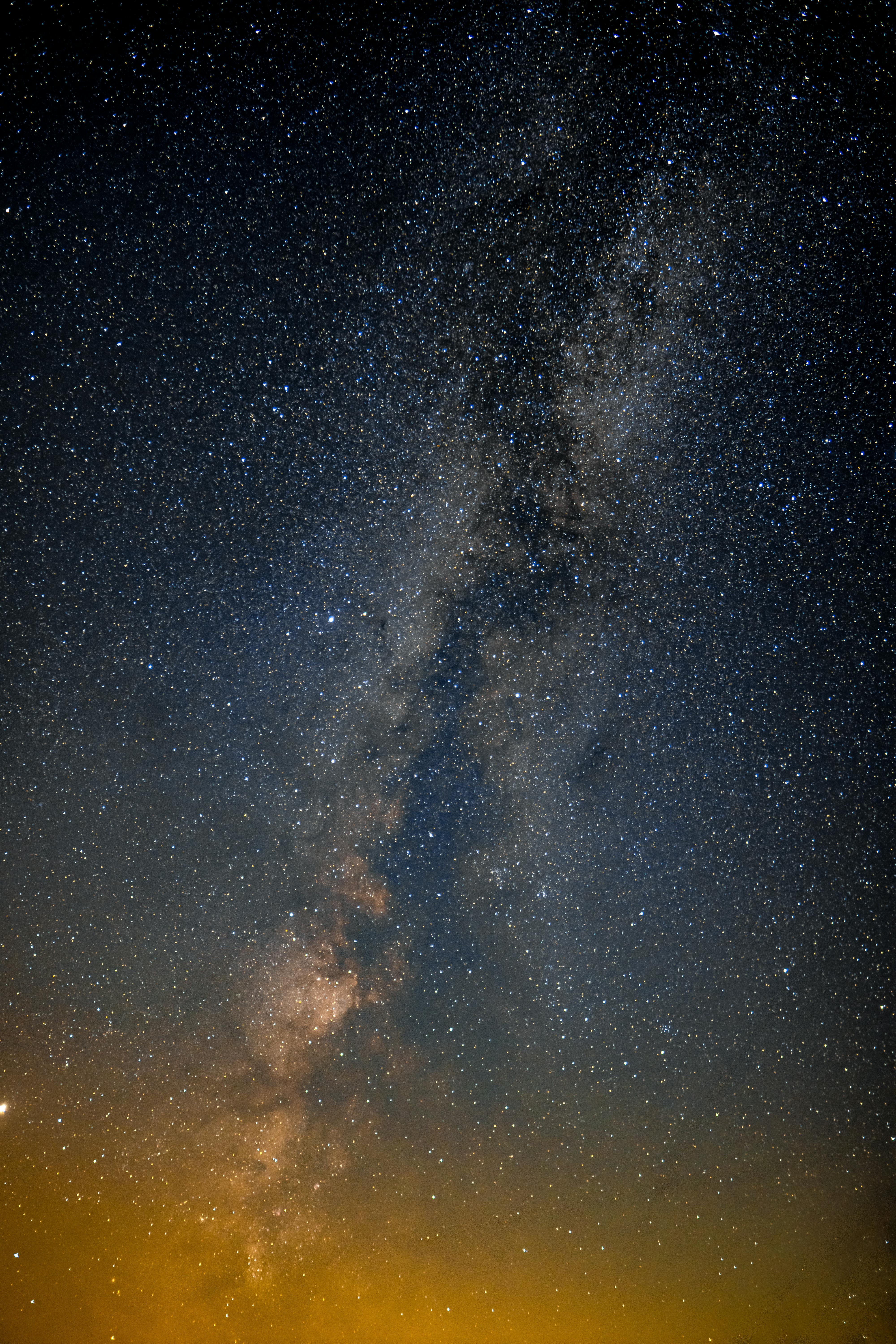 amazing starry sky at night