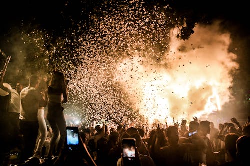 Imagine de stoc gratuită din aglomerație, concert, distracție