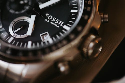Free Close up of wristwatch on table Stock Photo
