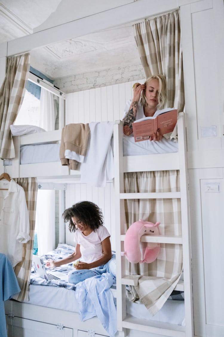 Women In Bunk Bed