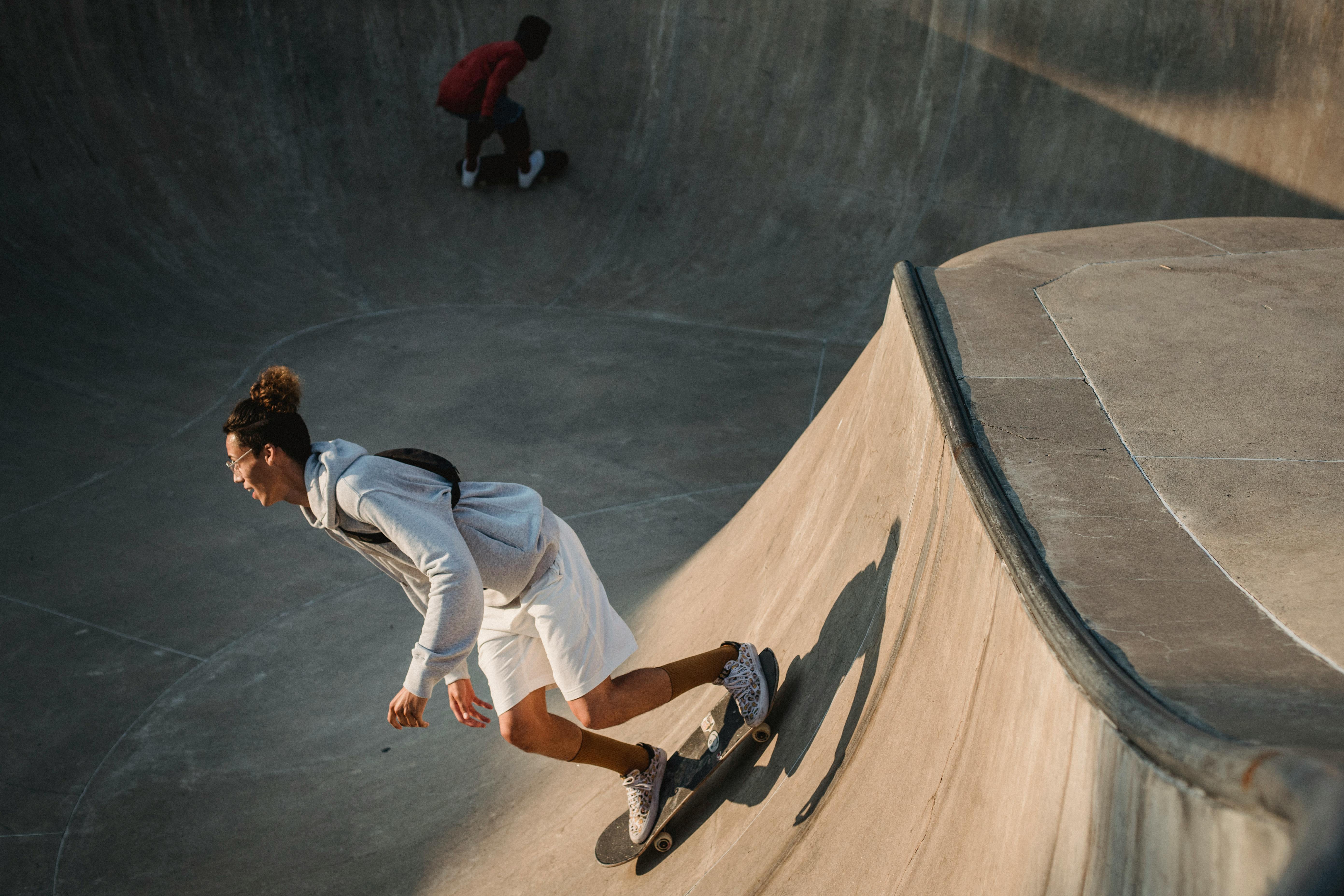 Urban Skateboarder Stock Photo - Download Image Now - Skateboard Park,  Skateboarding, Sports Ramp - iStock