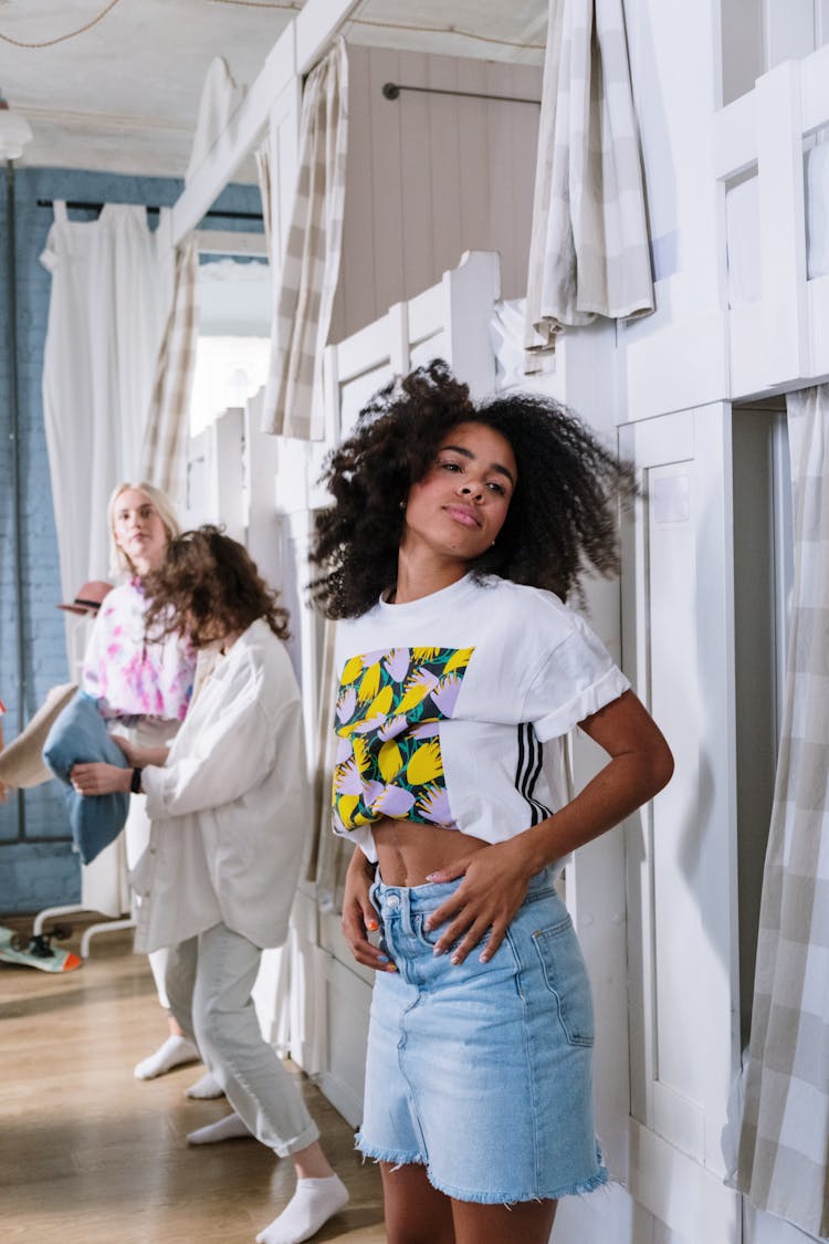 Women Dancing In A Room