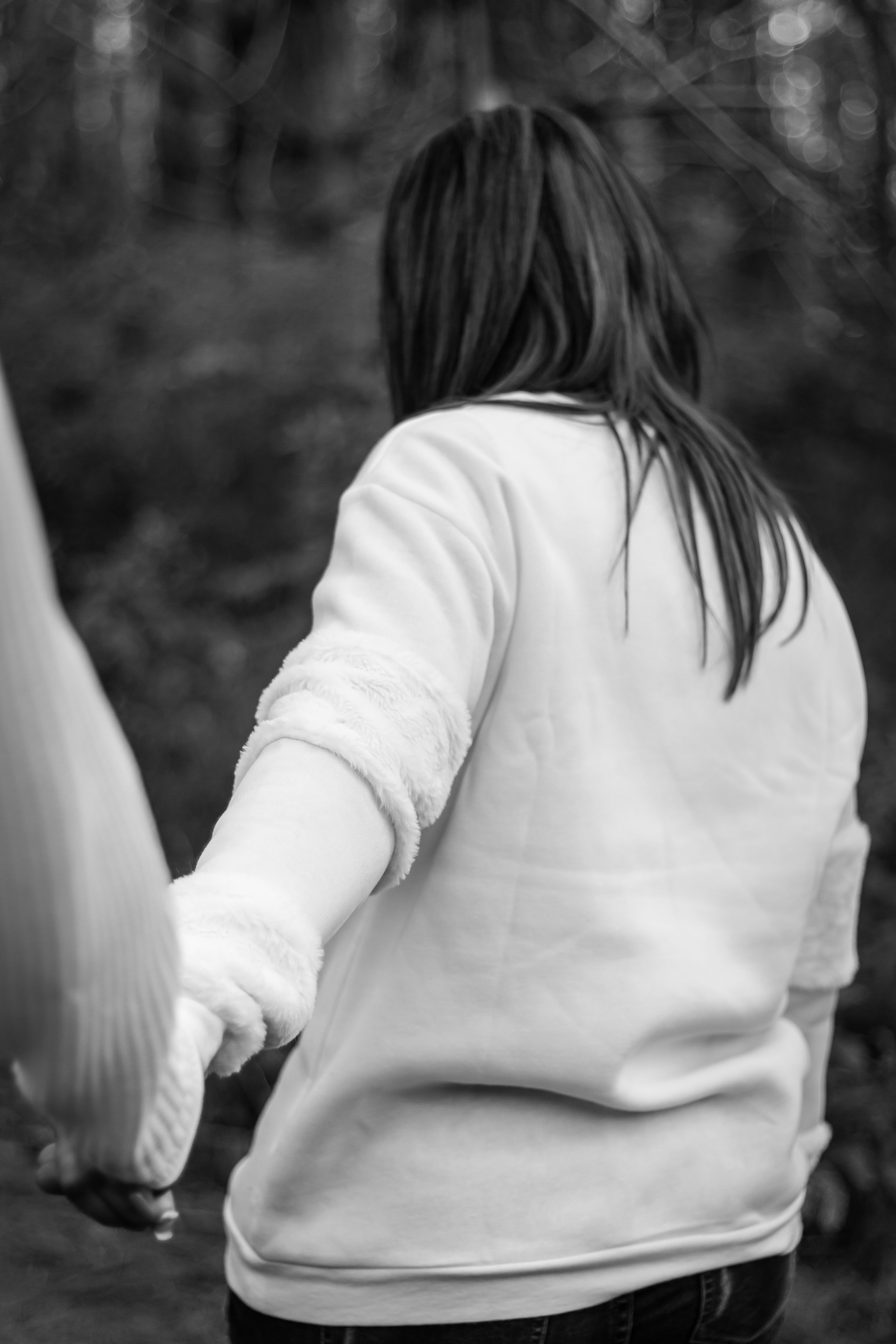 Woman in White Long Sleeve Shirt · Free Stock Photo