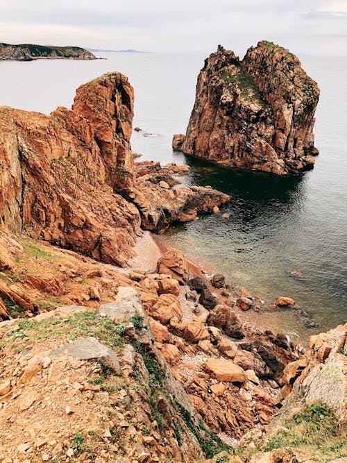 Foto profissional grátis de à beira-mar, abismo, cênico