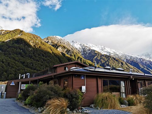Free stock photo of mountain house, mt cook, new zealand Stock Photo