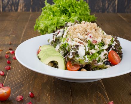 Salade de pois chiches grecque