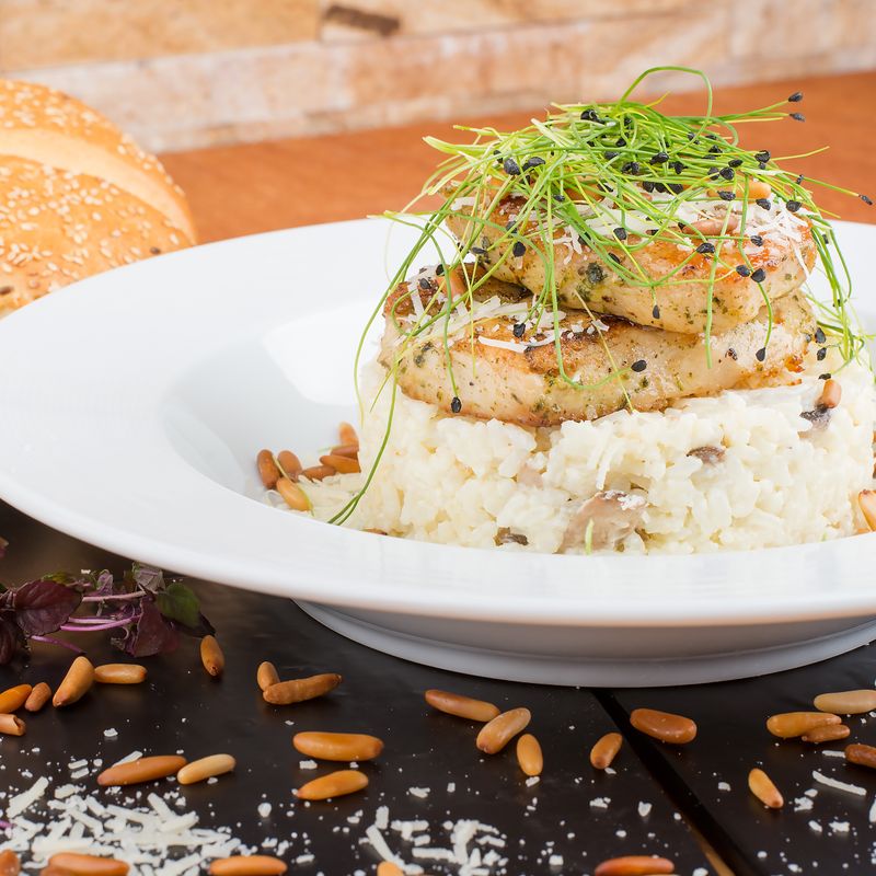 Spanish Almond and Pine Nut Rice