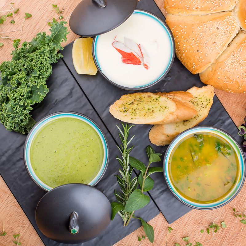 One-Pot Sourdough Tuscan Bean and Kale Soup with Crispy Bread