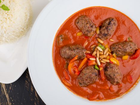 Brown With Tomatoes And/or Tomato Based Sauce Rice