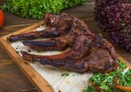 Grilled Meat on White Ceramic Plate