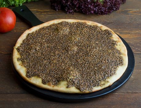 Manakish with Za'atar