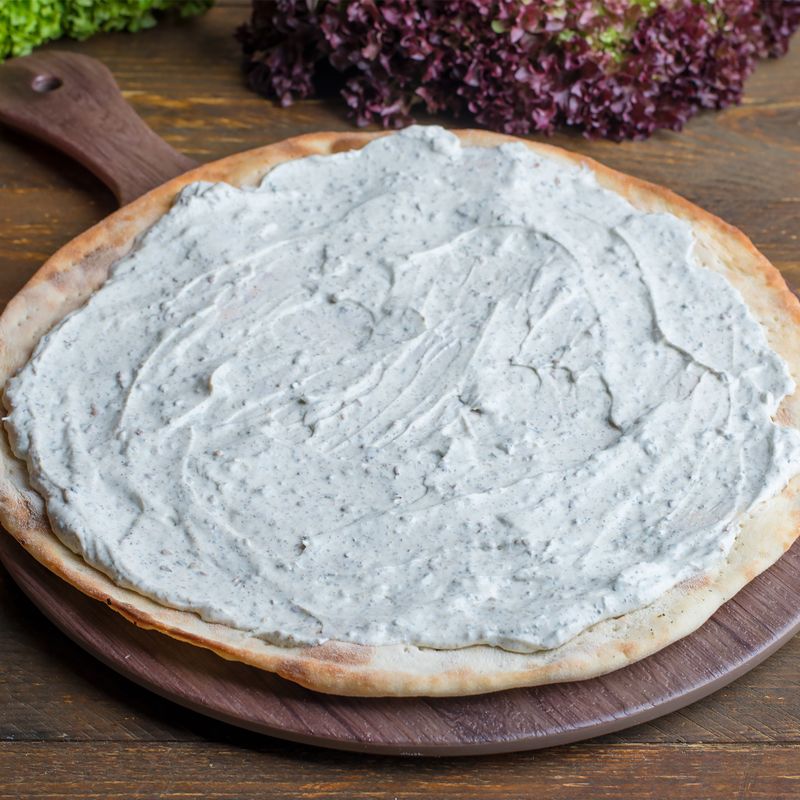 Herb Labneh Spread Flatbread Dough