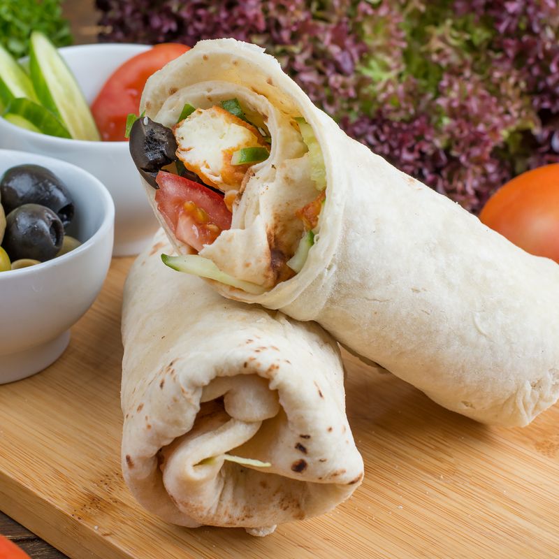 Ramadan Slow Cooker Chicken Harissa Wrap
