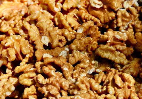 Close Up Shot of Walnuts