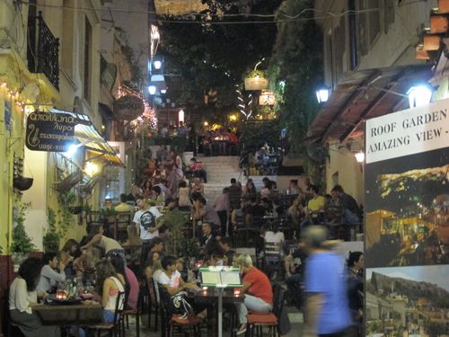 Free stock photo of greece plaka, night plaka, plaka athens Stock Photo