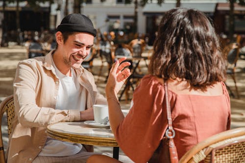 Free Man on a Date  Stock Photo