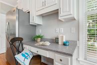 White Wooden Kitchen Cabinet over White Wooden Kitchen Cabinet