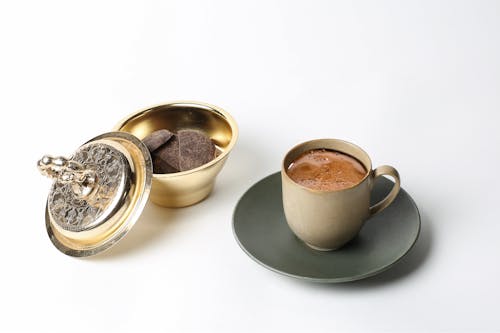 Free Coffee in a Mug Stock Photo