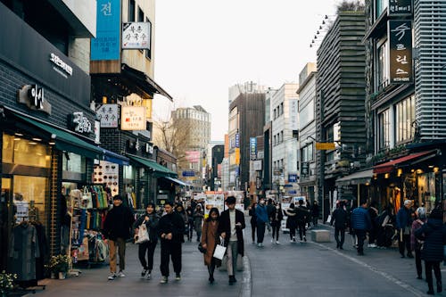 People Walking on Street