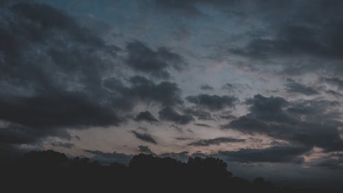 Free stock photo of clouds, dark clouds, evening