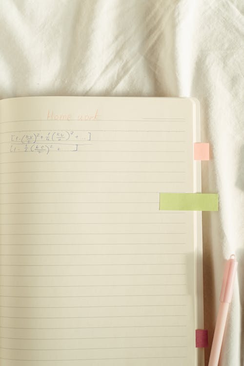 Sticky Notes on Notebook
