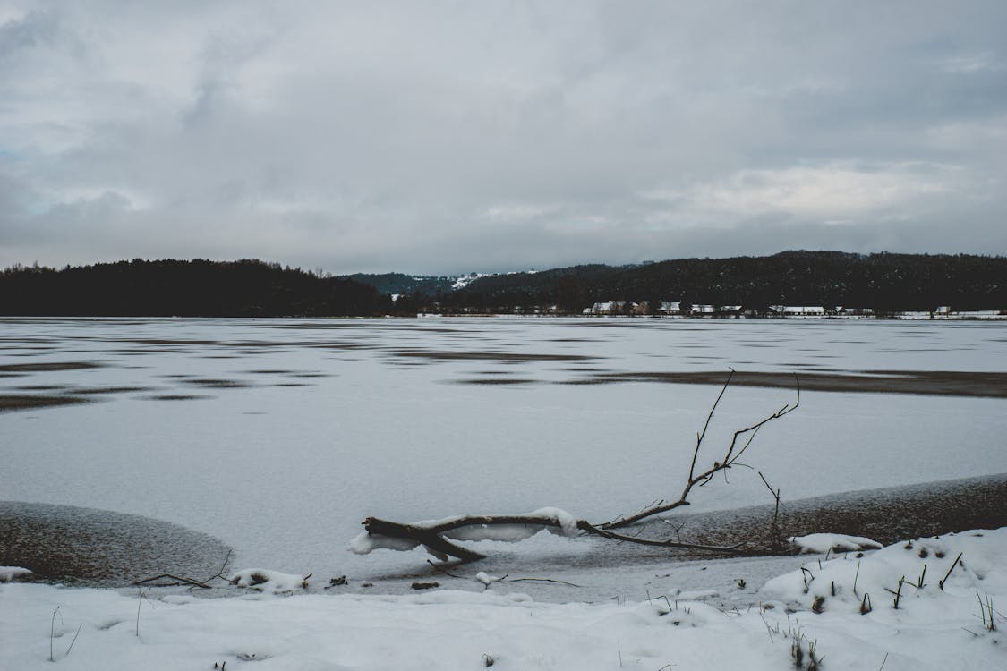 Free stock photo of frozen lake, ice, snow