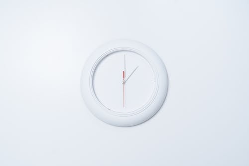 Imagine de stoc gratuită din alb, brațele ceasului, ceas de perete