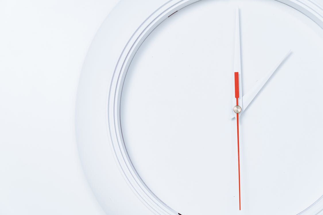 Free Close-up of a Wall Clock Stock Photo