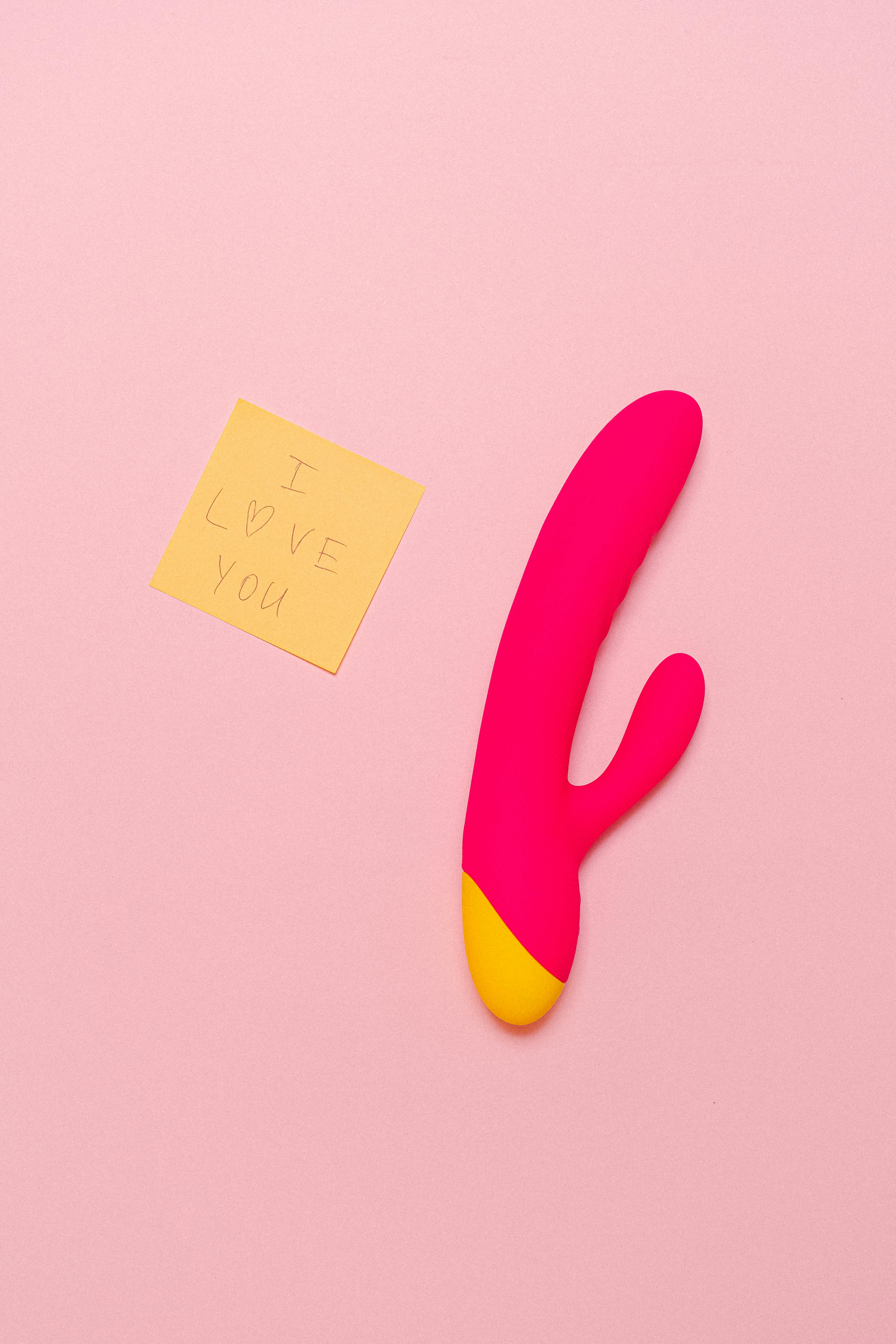 Sticky Note and Sex Toy · Free Stock Photo