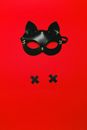 Leather Cat Mask