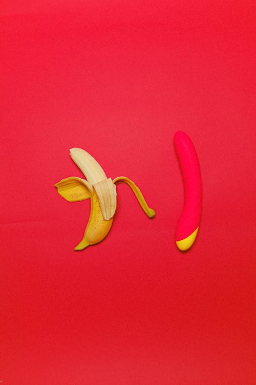 Free Banana and a Sex Toy Stock Photo