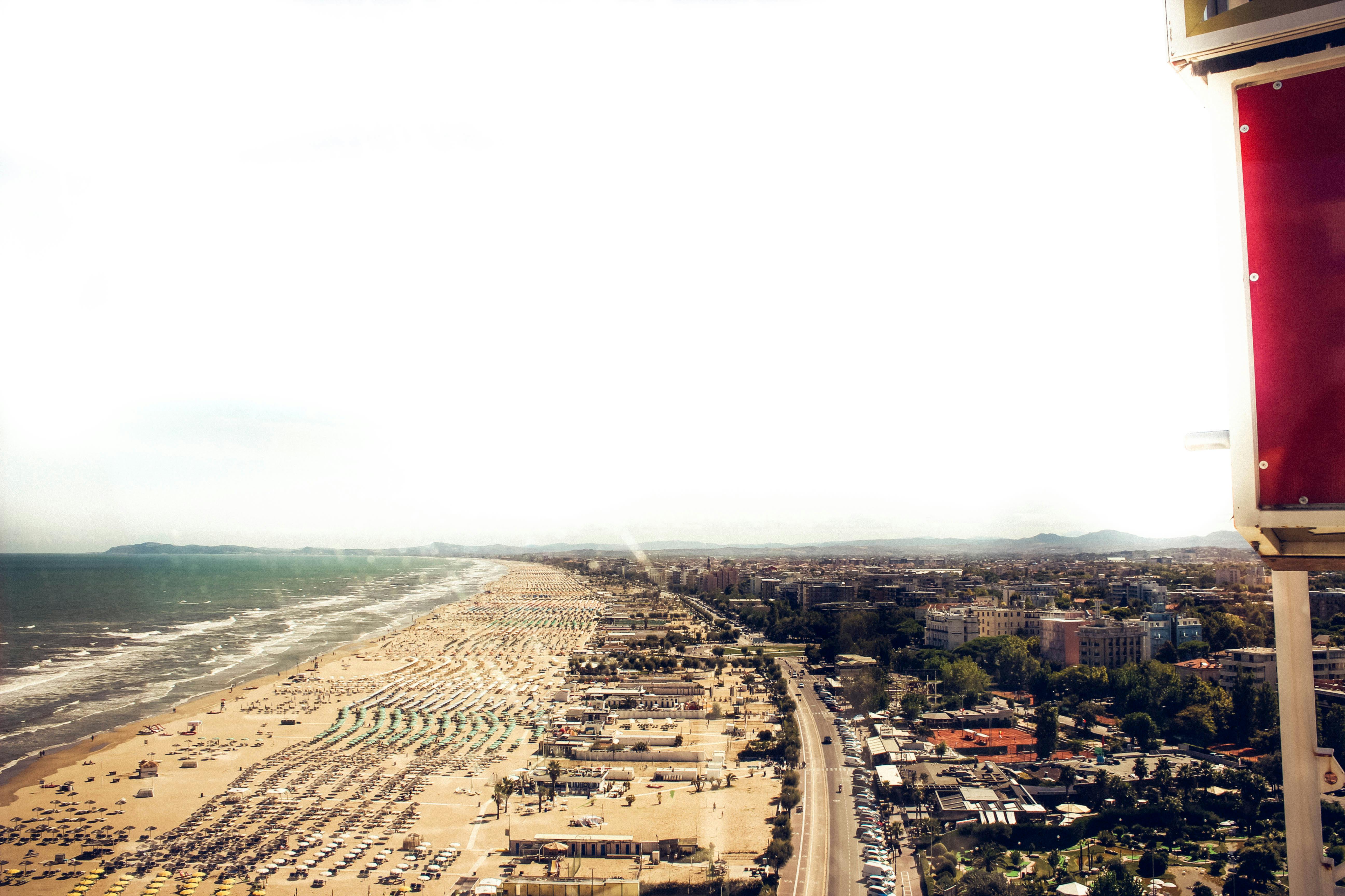 Bird's Eye View of Seashore Â· Free Stock Photo