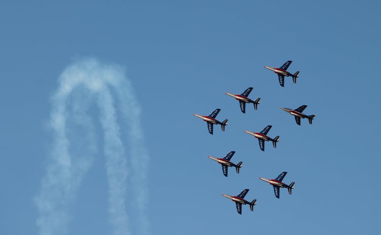 Airplanes In Formation