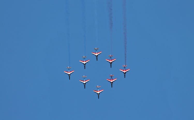 Airplanes In Formation