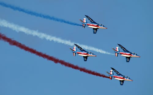 Airplanes during Performance