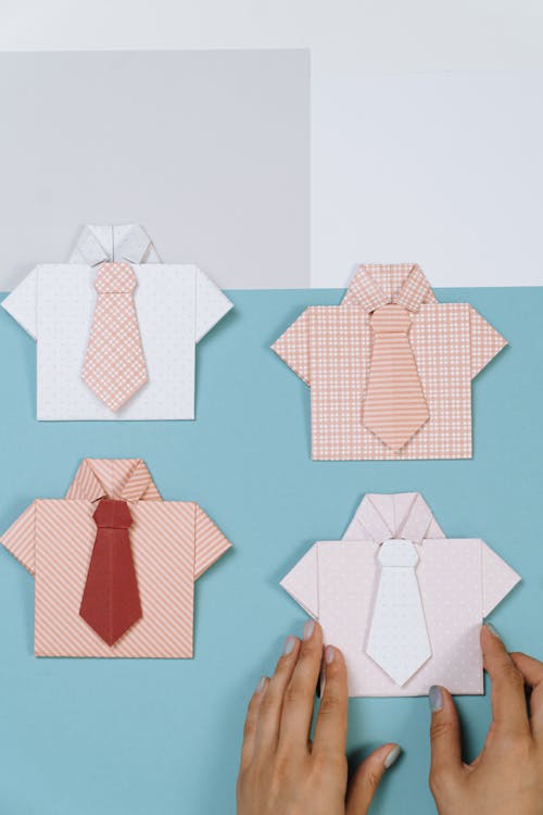 Shirt and Tie Origami