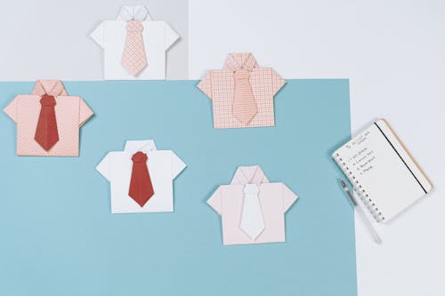 Shirt and Tie Origami 