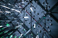 Hanging Glass Bottles