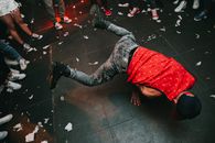 Man Dancing on Stage