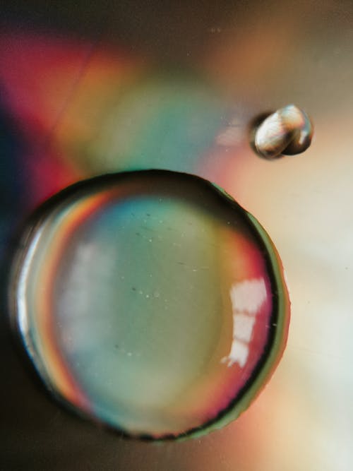 Macro Photo of a Water Drop